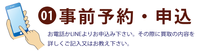 買取の流れ01