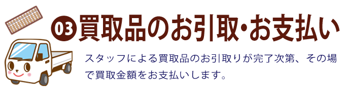 買取の流れ03